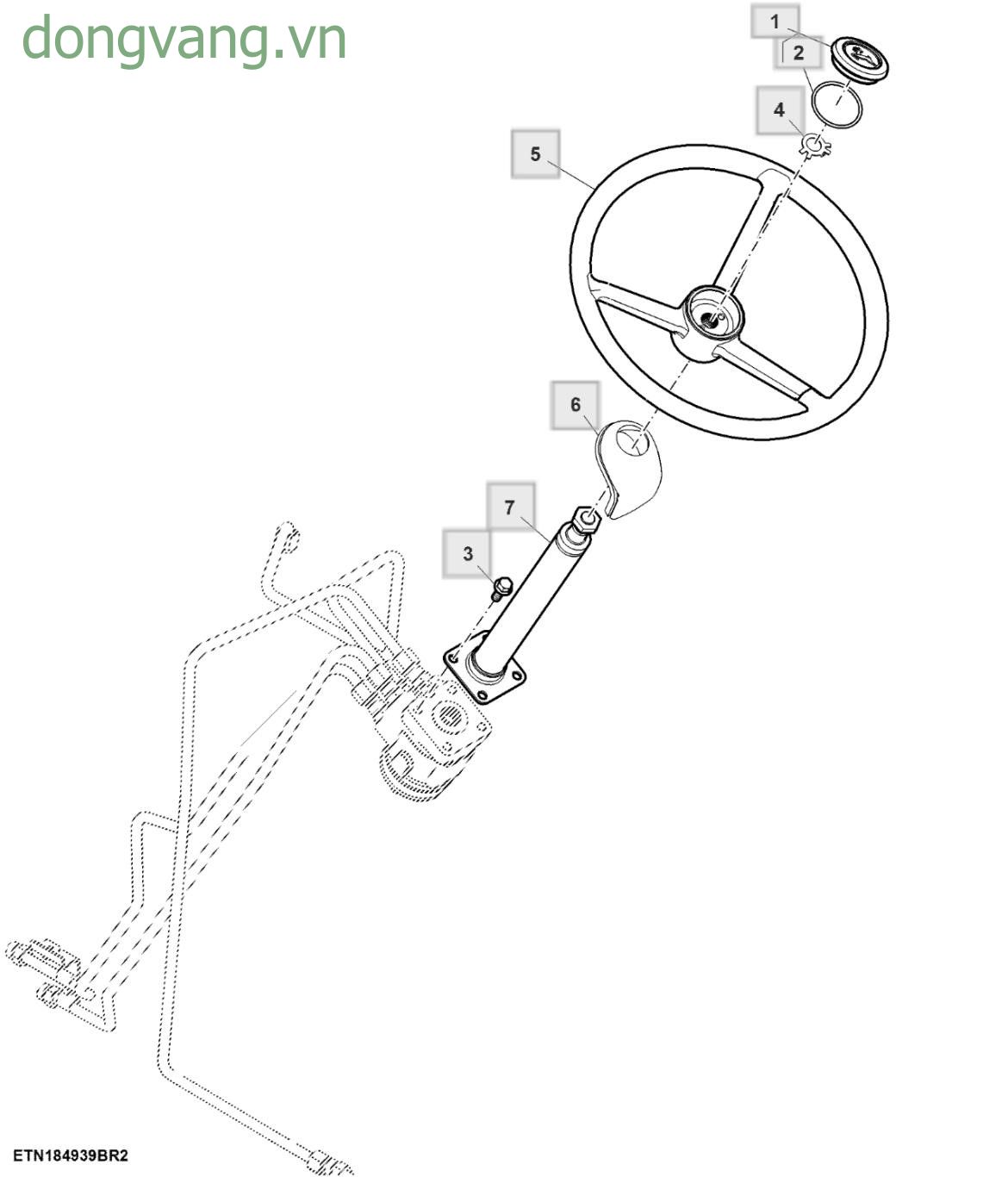 Steering Wheel and Column - ST529735